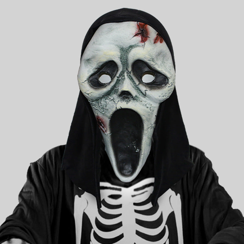 Scream Horror Mask Headgear Masquerade
